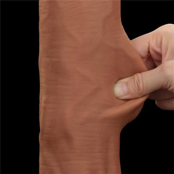Dildo Dual Density Piel Deslizante 14 - Imagen 9