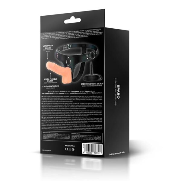 Sparo Arnés con 2 Dildos Realistas Desmontables - Imagen 7