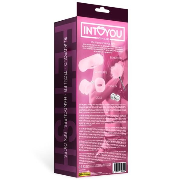 Kit de Bondage para Principiantes Starters 4 Piezas Rosa - Imagen 3