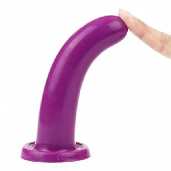 Estimulador Holy Dong 5.5 Silicona Líquida Púrpura - Imagen 4