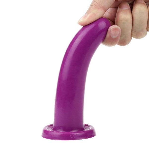 Estimulador Holy Dong 5.5 Silicona Líquida Púrpura - Imagen 5