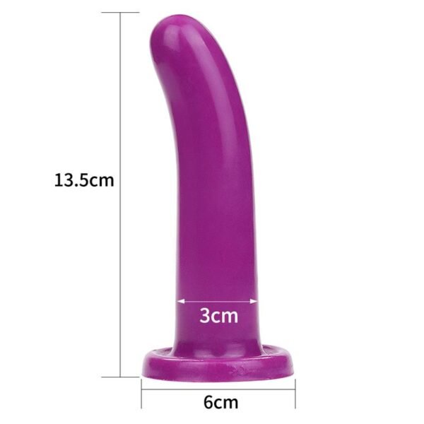 Estimulador Holy Dong 5.5 Silicona Líquida Púrpura - Imagen 7