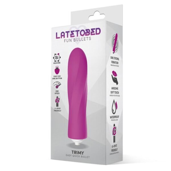 Trimy Bala Vibradora Easy Quick Silicona Rosa - Imagen 2