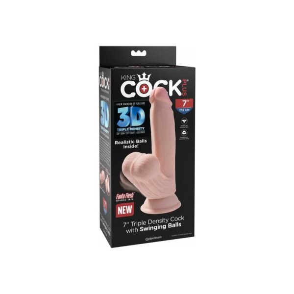 Dildo Triple Densidad Testículos Oscilantes 7 - Imagen 6