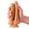 Twin Dildo Doble Realista 7.1 Natural - Imagen 3