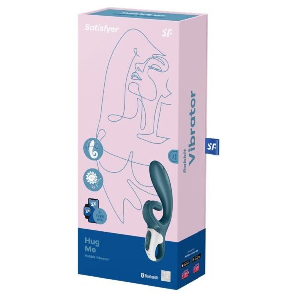 Vibrador Hug Me con APP Satisfyer Connect Grayblue - Imagen 7