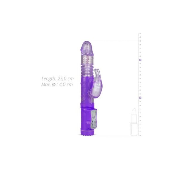 Vibrador Percutador y Bolas Rotadoras Púrpura - Imagen 6