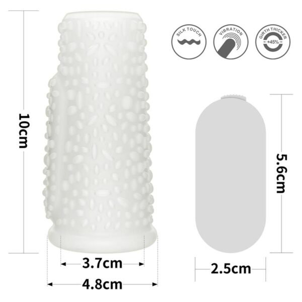 Funda para el Pene con Vibración Drip Knights - Imagen 9