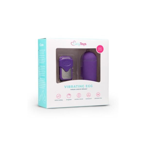 Huevo Vibrador Control Remoto 10 Funciones Purpura - Imagen 6